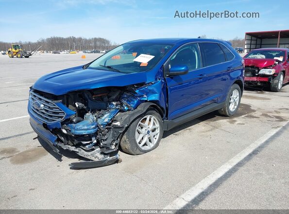 2FMPK4J98NBA42995 2022 FORD EDGE Blue Передня ліва чверть
