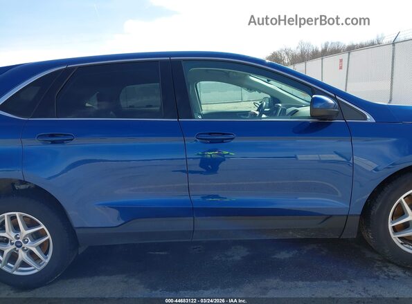 2FMPK4J98NBA42995 2022 FORD EDGE Blue Вид щитка приладів