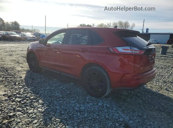 2FMPK4J98NBB11376 2022 FORD EDGE Red უკანა მარცხენა