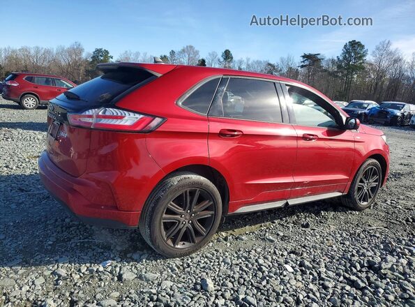 2FMPK4J98NBB11376 2022 FORD EDGE Red უკანა მარჯვენა