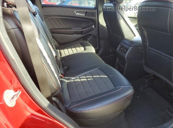 2FMPK4J98NBB11376 2022 FORD EDGE Red უკანა სალონის ხედი