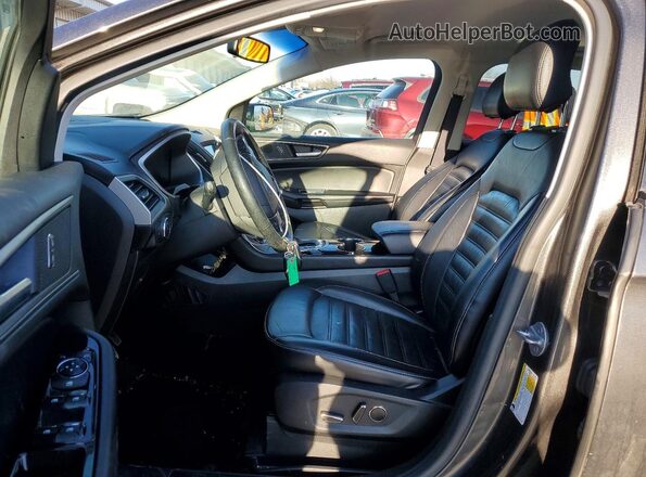 2FMPK4J99GBC05060 2016 FORD EDGE Charcoal წინა სალონის ხედი