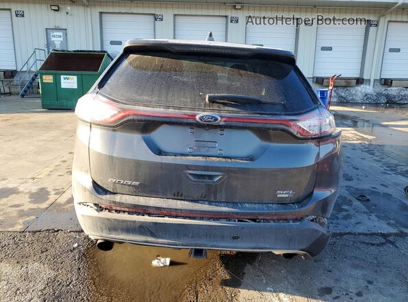 2FMPK4J99GBC05060 2016 FORD EDGE Charcoal უკანა ხედი
