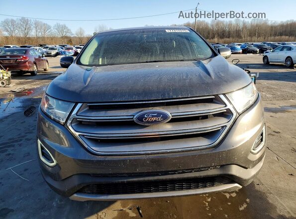 2FMPK4J99GBC05060 2016 FORD EDGE Charcoal წინა ხედი