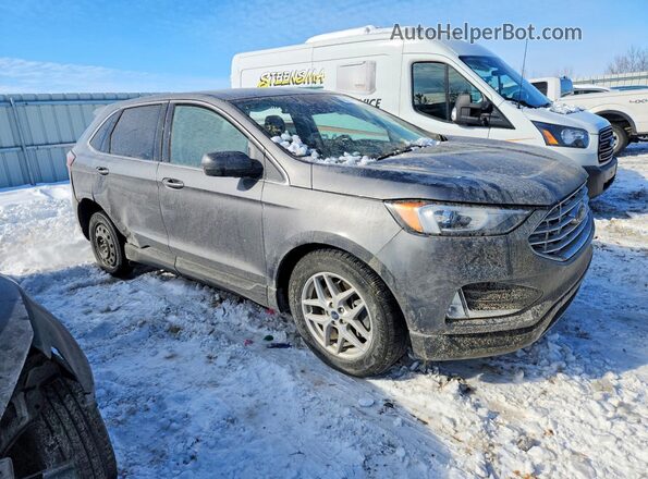 2FMPK4J99MBA36556 2021 FORD EDGE Gray Передня права чверть