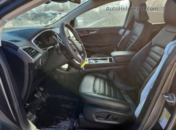 2FMPK4J99MBA36556 2021 FORD EDGE Gray Вид салону спереду