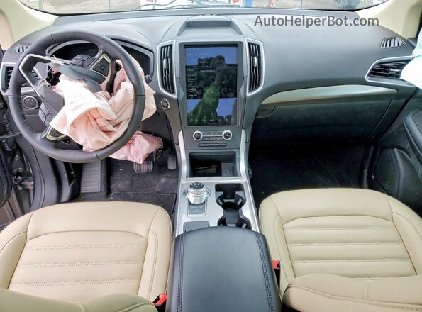 2FMPK4J99RBA36693 2024 FORD EDGE Gray Vista del salpicadero