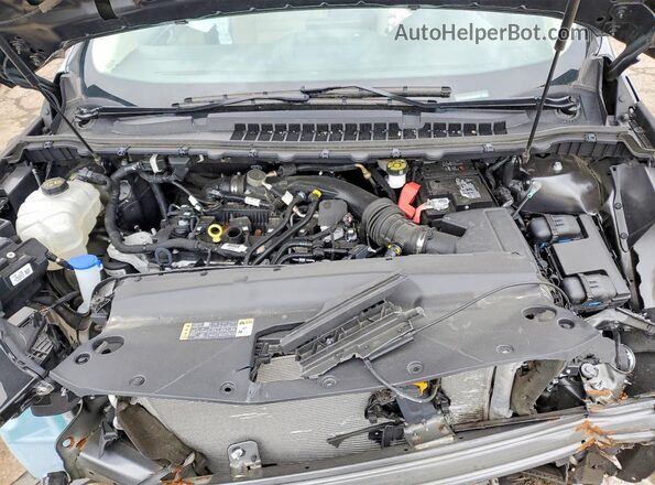 2FMPK4J99RBA36693 2024 FORD EDGE Gray Vista del compartimento del motor