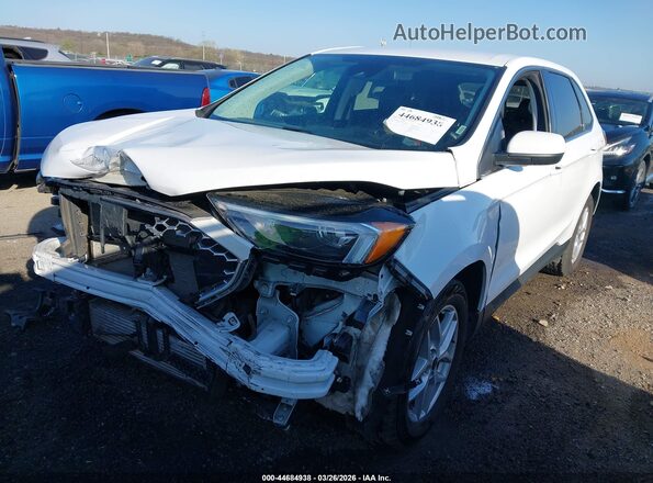 2FMPK4J99RBA88373 2024 FORD EDGE White წინა მარცხენა ხედი სამი მეოთხედიდან
