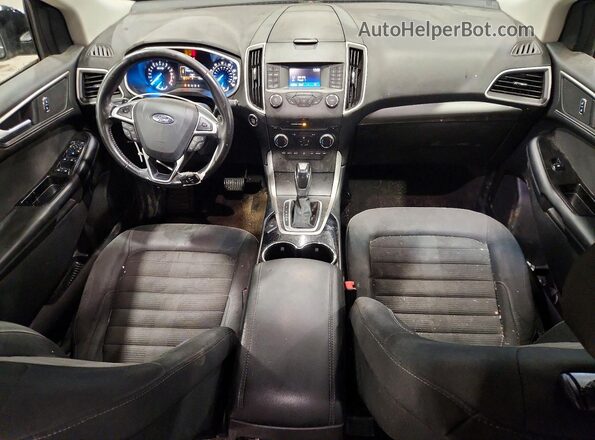 2FMPK4J9XGBC00059 2016 FORD EDGE Black Առջևի վահանակի տեսք