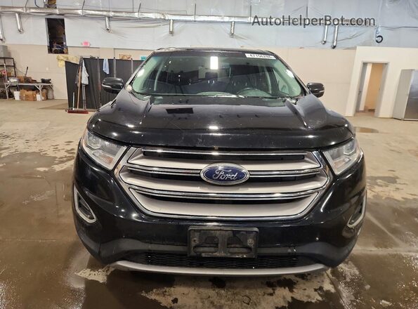 2FMPK4J9XGBC00059 2016 FORD EDGE Black Դիմացի տեսք