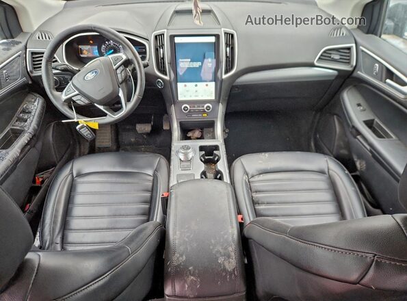 2FMPK4J9XMBA19782 2021 FORD EDGE Gray Вид панелі приладів