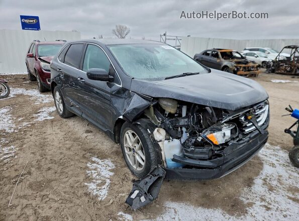2FMPK4J9XMBA19782 2021 FORD EDGE Gray Передня права чверть