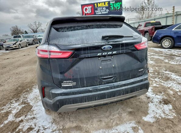 2FMPK4J9XMBA19782 2021 FORD EDGE Gray Вид ззаду