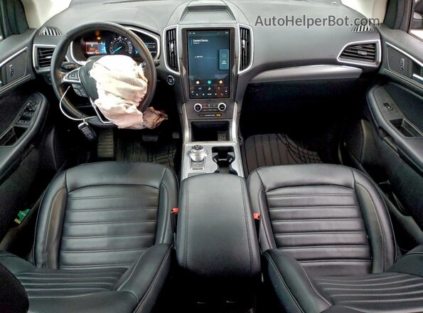 2FMPK4J9XMBA24416 2021 FORD EDGE Black Вид панелі приладів