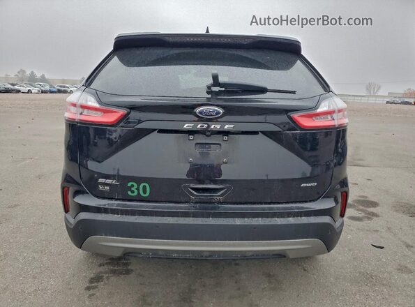 2FMPK4J9XMBA24416 2021 FORD EDGE Black Вид ззаду