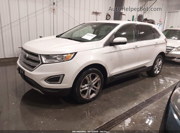 2FMPK4K82JBB81066 2018 FORD EDGE White Front left