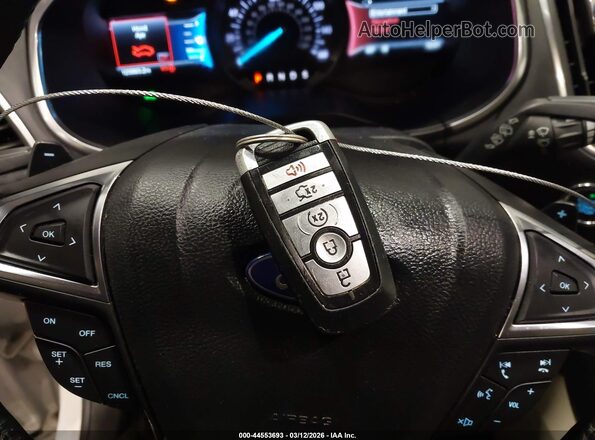 2FMPK4K82JBB81066 2018 FORD EDGE White Dashboard view