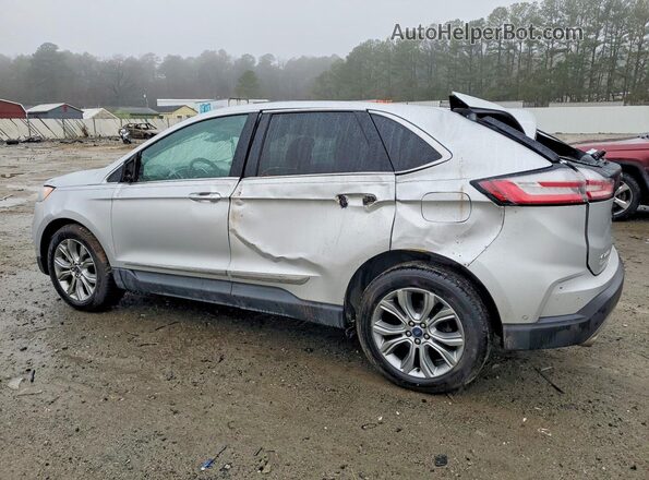 2FMPK4K90KBC67177 2019 FORD EDGE Silver Tył lewy