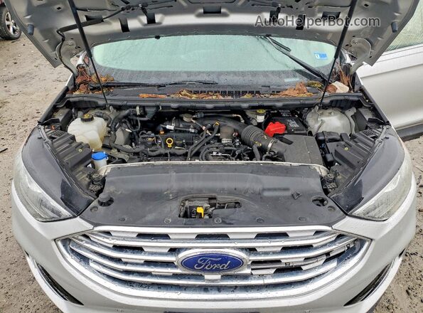 2FMPK4K90KBC67177 2019 FORD EDGE Silver Widok komory silnika