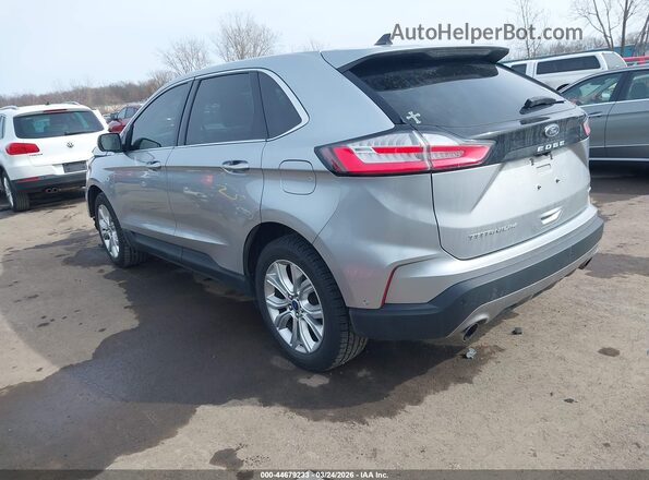 2FMPK4K90MBA48805 2021 FORD EDGE Silver Задня ліва чверть