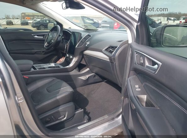 2FMPK4K90MBA48805 2021 FORD EDGE Silver Вид салону спереду