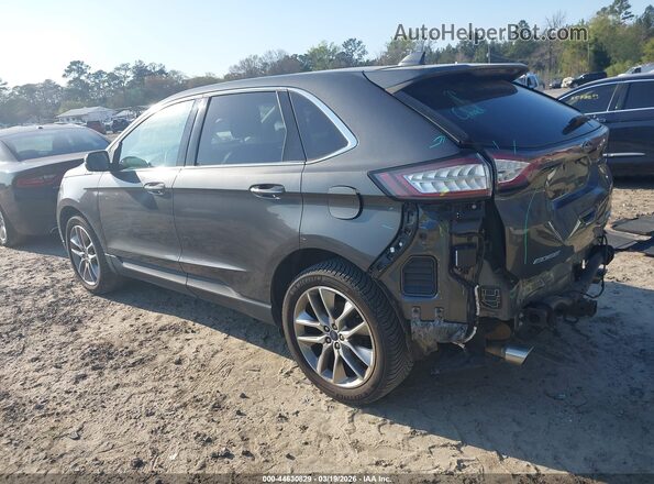 2FMPK4K91JBB19313 2018 FORD EDGE Gray Tył lewy