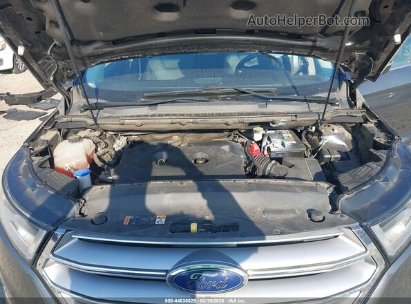 2FMPK4K91JBB19313 2018 FORD EDGE Gray Widok z tyłu