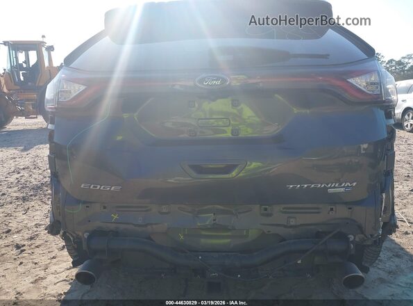 2FMPK4K91JBB19313 2018 FORD EDGE Gray Widok z przodu