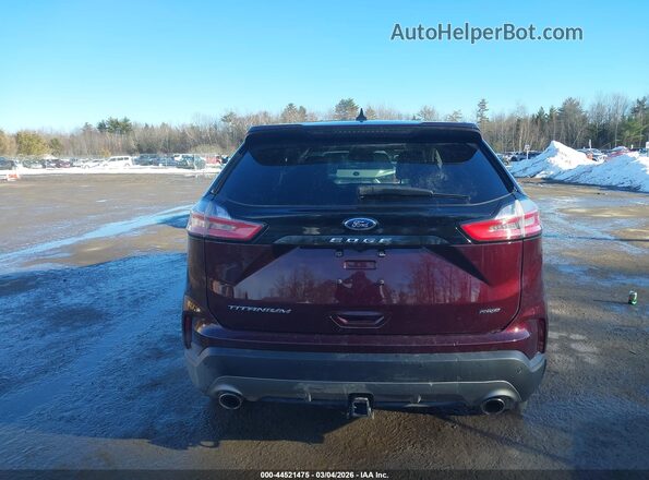 2FMPK4K91MBA63491 2021 FORD EDGE Burgundy 