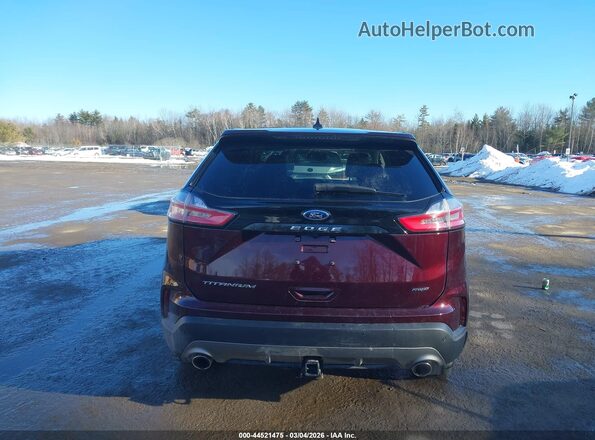 2FMPK4K91MBA63491 2021 FORD EDGE Burgundy 