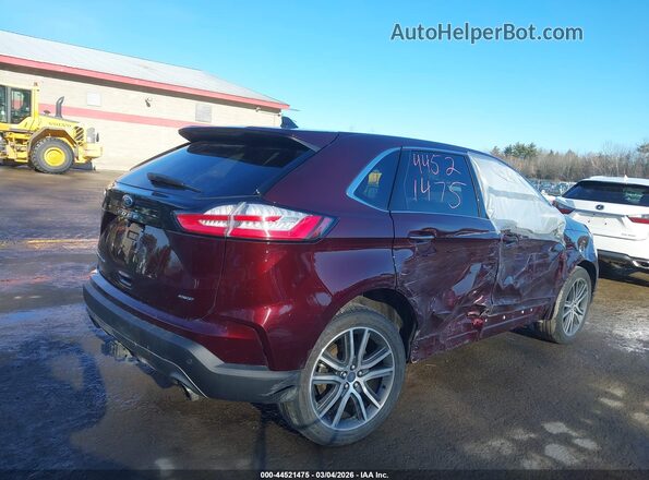 2FMPK4K91MBA63491 2021 FORD EDGE Burgundy 