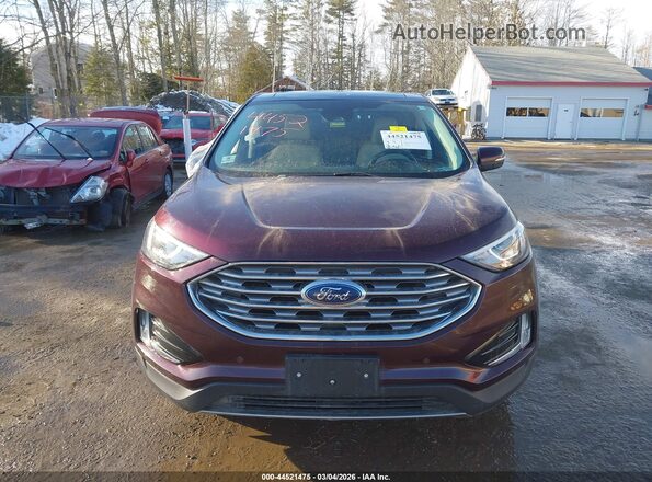2FMPK4K91MBA63491 2021 FORD EDGE Burgundy 
