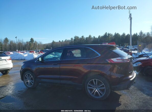 2FMPK4K91MBA63491 2021 FORD EDGE Burgundy 