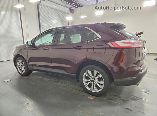 2FMPK4K93RBA89100 2024 FORD EDGE Maroon Rear left