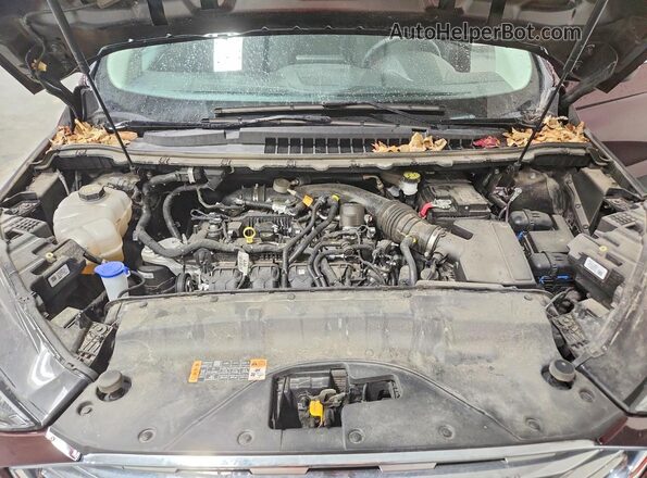 2FMPK4K93RBA89100 2024 FORD EDGE Maroon Engine compartment view
