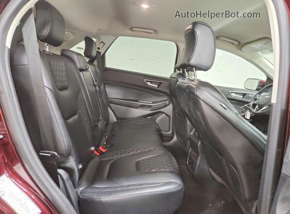 2FMPK4K93RBA89100 2024 FORD EDGE Maroon Rear interior view