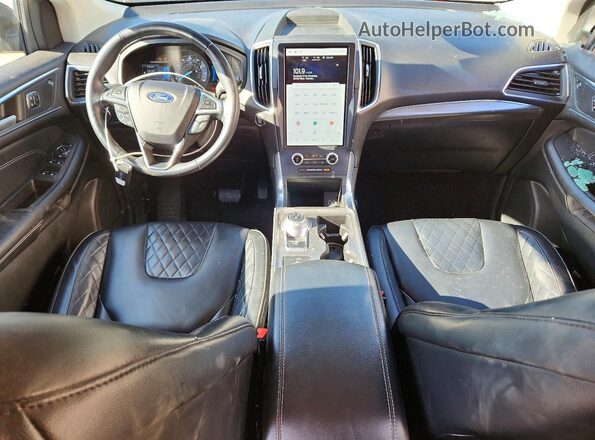 2FMPK4K94PBA19389 2023 FORD EDGE Black Vista del salpicadero
