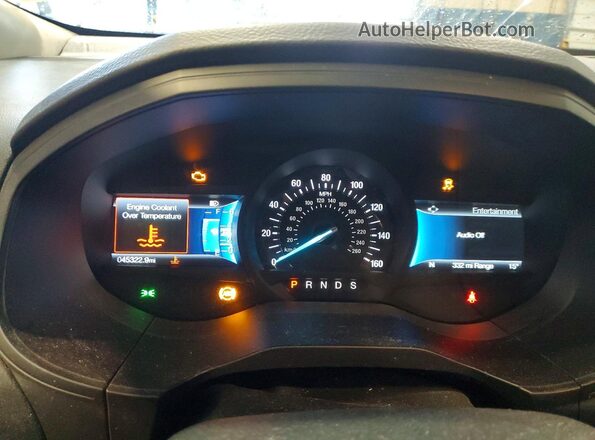 2FMPK4K94PBA42963 2023 FORD EDGE Red Widok zestawu wskaźników