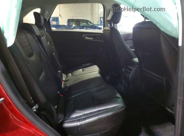 2FMPK4K94PBA42963 2023 FORD EDGE Red Widok wnętrza z tyłu