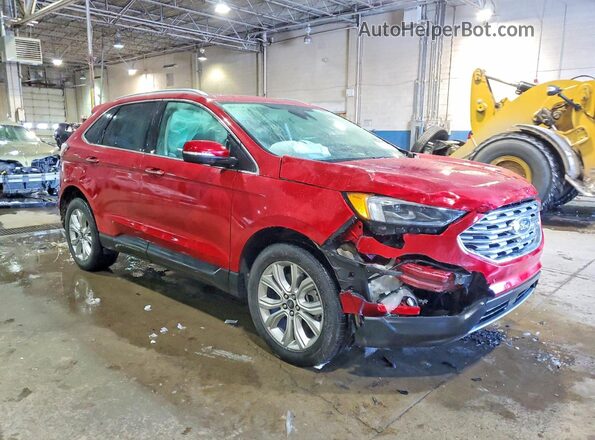 2FMPK4K94PBA42963 2023 FORD EDGE Red Przód prawy