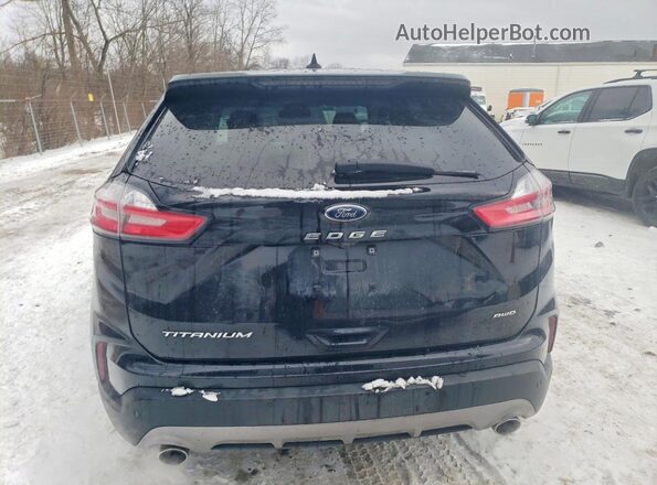 2FMPK4K95PBA45418 2023 FORD EDGE Black Вид ззаду