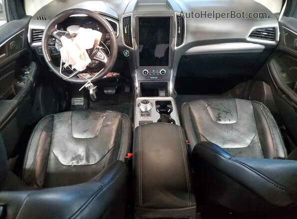 2FMPK4K96MBA09975 2021 FORD EDGE Gray წინა პანელის ხედი