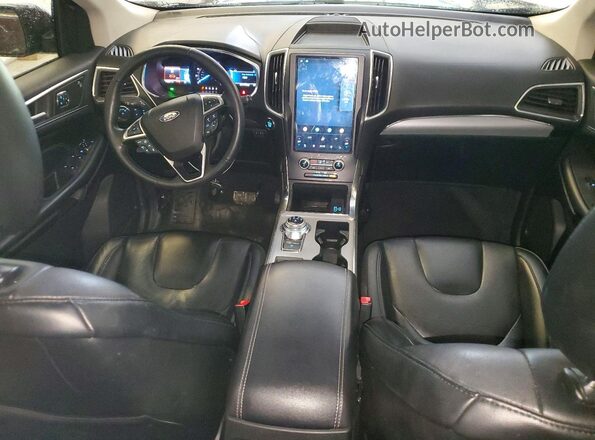 2FMPK4K96MBA21060 2021 FORD EDGE Burgundy წინა პანელის ხედი