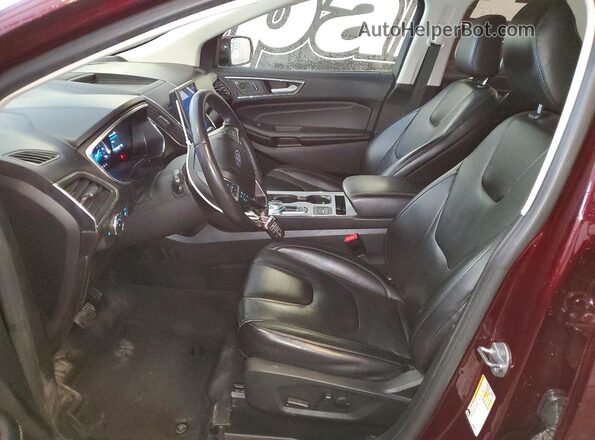 2FMPK4K96MBA21060 2021 FORD EDGE Burgundy წინა სალონის ხედი