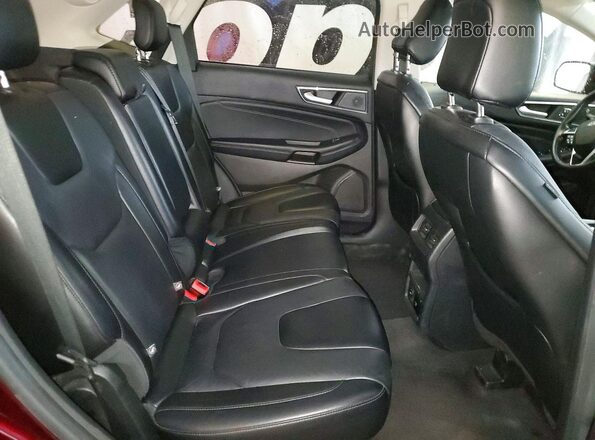 2FMPK4K96MBA21060 2021 FORD EDGE Burgundy უკანა სალონის ხედი