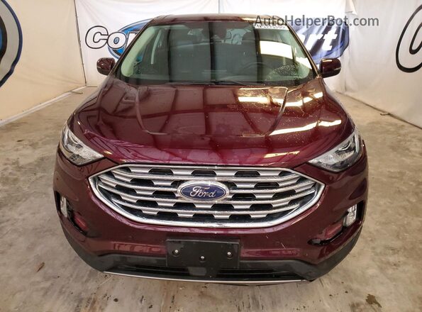 2FMPK4K96MBA21060 2021 FORD EDGE Burgundy წინა ხედი