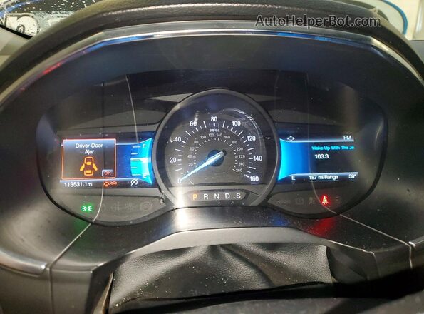2FMPK4K96MBA21060 2021 FORD EDGE Burgundy ხელსაწყოთა პანელის ხედი