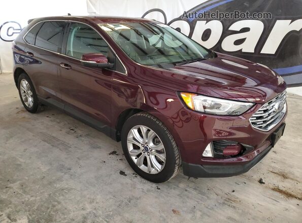 2FMPK4K96MBA21060 2021 FORD EDGE Burgundy 
