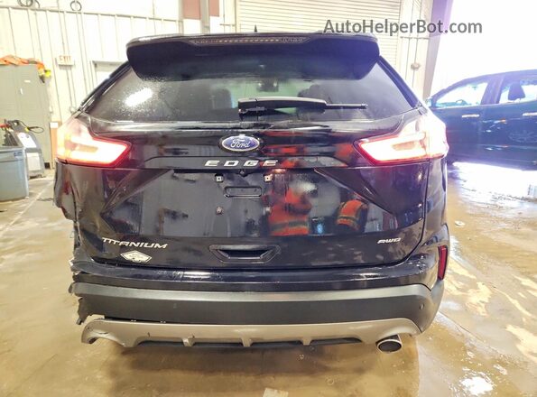 2FMPK4K96NBB05753 2022 FORD EDGE Black Rear view